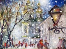 Картина «Лавра зимой», художник Ясько В., 0 грн.