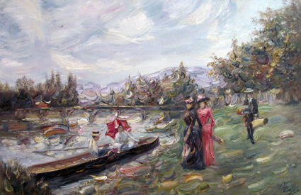Картина У озера