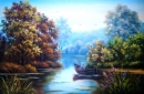 Картина «Река», художник Мурашова Катерина, 0 грн.