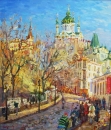 Картина «Андрееский спуск», художник Кутилов Каземир, 0 грн.