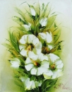 Картина «Белые цветы», художник Мурашова Катерина, 0 грн.