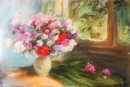 Картина «Букет в белой вазе», художник Пинчук Дария, 0 грн.