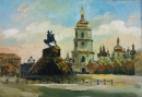 Картина «Софиевская площадь», художник Кулагин Андрей, 0 грн.
