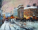 Картина «Париж, зимний вечер», художник Панченко О., 0 грн.