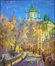 Картина «Весна на Узвозі», художник Кутилов Каземир, 0 грн.
