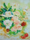 Картина «Розы и тюльпаны», художник Черкасова Ирина, 0 грн.