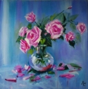 Картина «Розовые розы», художник Селина Наталья, 0 грн.