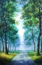 Картина «Дорога в лесу», художник Михальчук Александр, 0 грн.