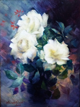 Картина Белые розы 