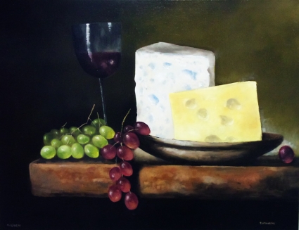 Картина Натюрморт с сыром