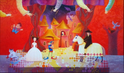 Картина Кукольный театр
