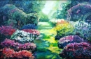 Картина «Райский сад», художник Лупич Оксана, 0 грн.