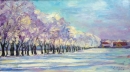 Картина «Морозная зима (Выставка)», художник Лупич Оксана, 0 грн.