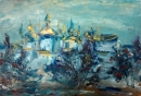 Картина «Вид на Лавру. Вечереет», художник Смелова Кристина, 0 грн.