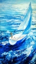 Картина «Яхта», художник Самойлик Елена, 0 грн.
