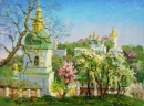 Картина «Весна в Лавре», художник Кутилов Юрий Каземир, 0 грн.