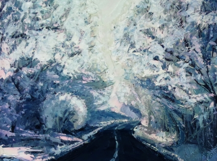 Картина Дорога в зиму (Выставка)