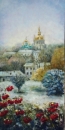 Картина «Лавра зимой», художник Милокост Марина, 0 грн.