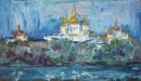 Картина «Вид на лавру», художник Смелова Кристина, 0 грн.