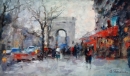 Картина «Триумфальная арка. Париж», художник Петровский Виталий, 0 грн.