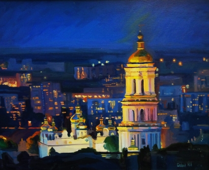 Картина Огни ночного Киева