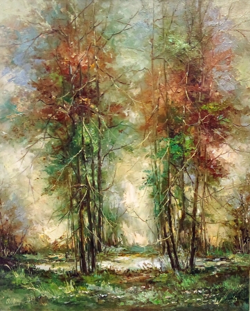 Картина Ліс після дощу
