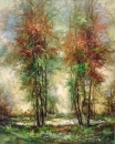 Картина «Ліс після дощу», художник Самчук Ольга, 0 грн.