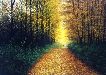 Картина Осенняя аллея