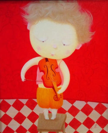 Картина Маленикий скрипач
