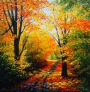 Картина «Осенний лес», художник Тендитна Татьяна, 0 грн.