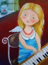 Картина «Ангельская мелодия», художник Тендитна Татьяна, 0 грн.