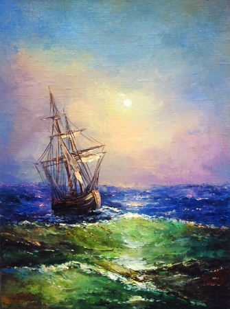 Картина Світанок на морі