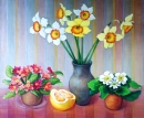Картина «Цветочный натюрморт», художник Антонова-Брескина Ир, 0 грн.