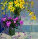 Картина «Бабусіни квіти», художник Драган Иван, 0 грн.