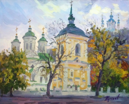 Картина Покровська церква (Поділ)