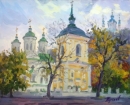 Картина «Покровська церква (Поділ)», художник Кутилов Юрий Каземир, 0 грн.
