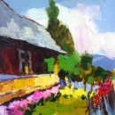 Картина «Квіти біля дому», художник Шандор Александр, 0 грн.