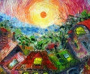 Картина «Оранжевое Солнце», художник Витановский Павел, 0 грн.