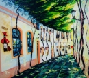 Картина «Испанской улицей», художник Разнатовская Виктори, 0 грн.