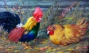 Картина «На подвір'ї», художник Юшко Ю.Ю. з.х.у., 0 грн.