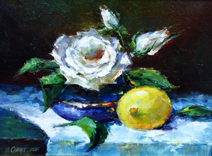 Картина Натюрморт с лимоном