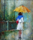Картина «Дождь», художник Самчук Ольга, 0 грн.