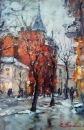 Картина «Зима. Ярославов Вал», художник Петровский Виталий, 0 грн.
