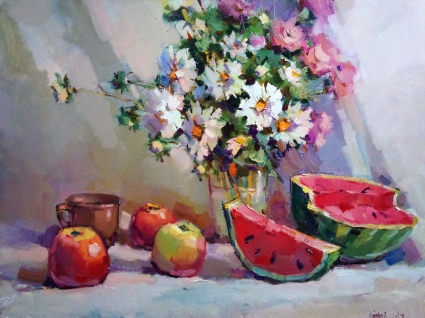 Картина Натюморт с цветами