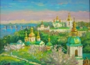 Картина «Лавра утром», художник Кутилов Казимир, 0 грн.