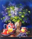 Картина «Запашний чай-50%», художник Лобчук Оксана, 0 грн.