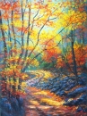 Картина «Золотая осень в лесу», художник Тендитна Татьяна, 0 грн.
