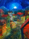 Картина «Ночная улица», художник Витановский Павел, 0 грн.