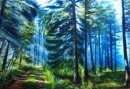 Картина «Солнечный лес», художник Чудиновских Ольга, 0 грн.