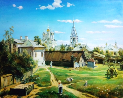 Картина Московский дворик
